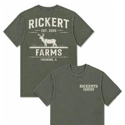 DEER FARM CUSTOM SHIRT BACK PRINT N19