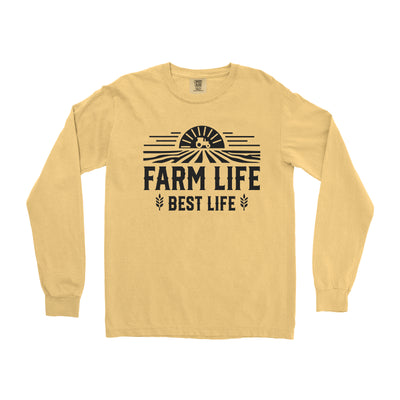 FARM LIFE BEST LIFE LONG SLEEVE SHIRT