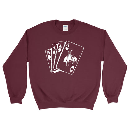 COWBOY ACE OF SPADES SWEATSHIRT