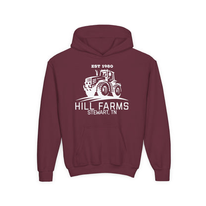 CUSTOM FARM TRACTOR YOUTH HOODIE F1