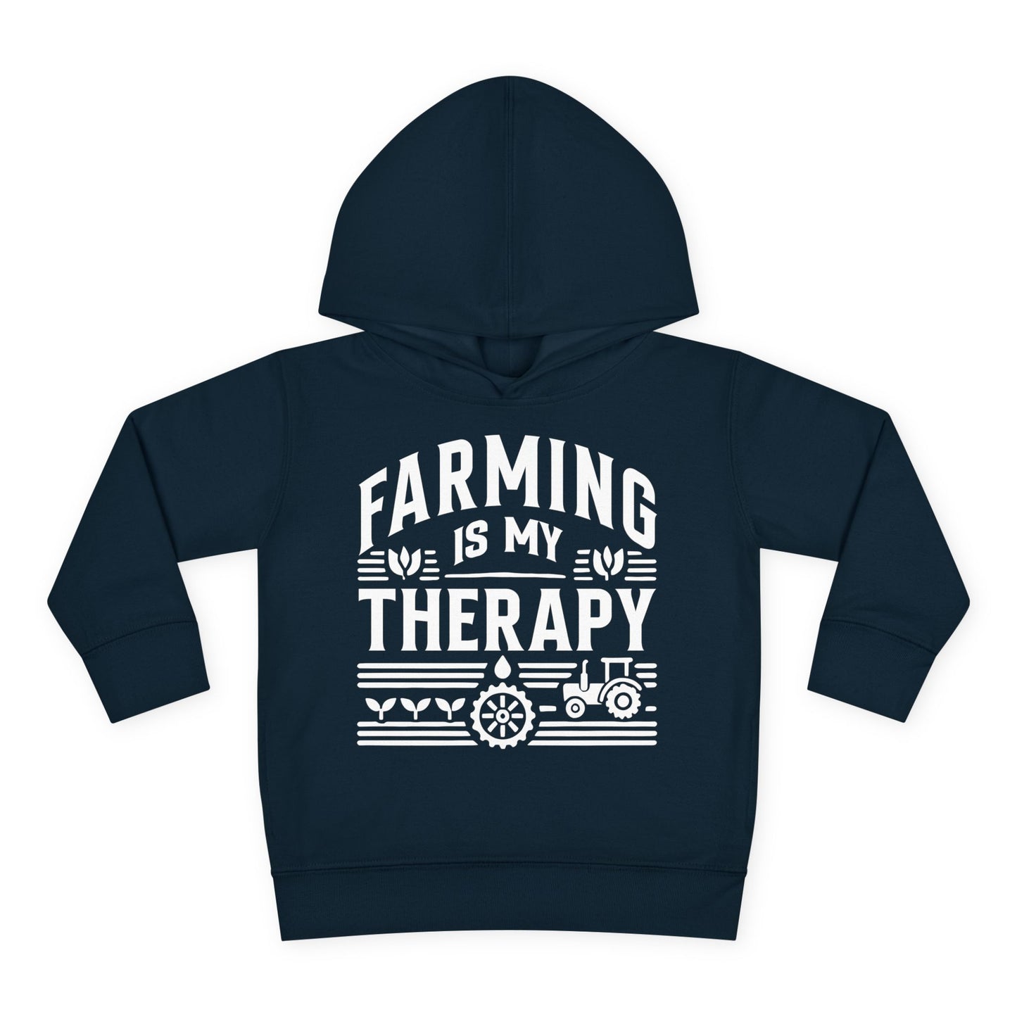 FARMING IS MY THERAPY TODDLER HOODIE