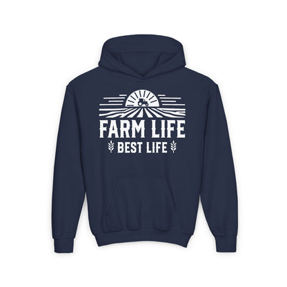 FARM LIFE BEST LIFE YOUTH HOODIE