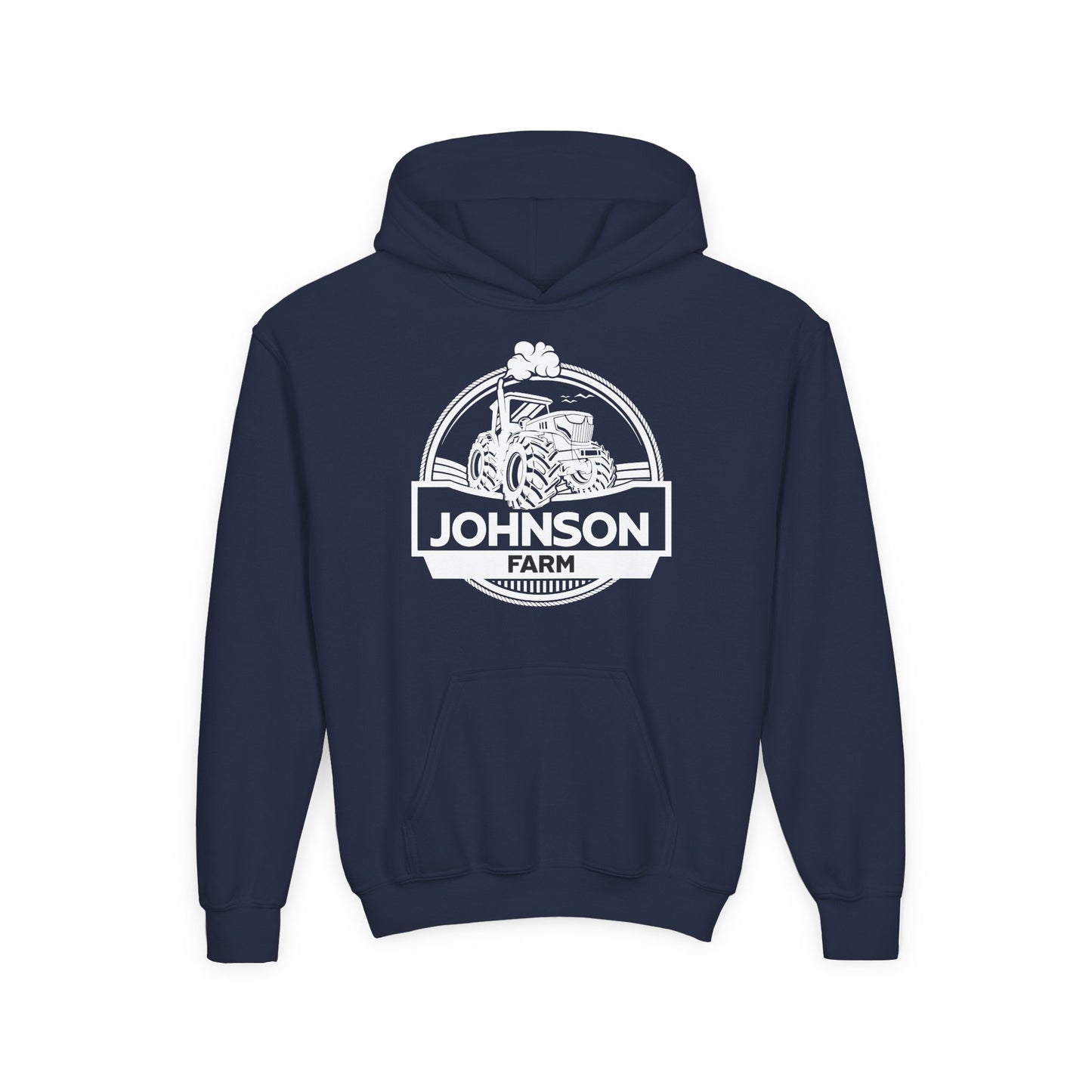 CUSTOM FARM TRACTOR YOUTH HOODIE F2