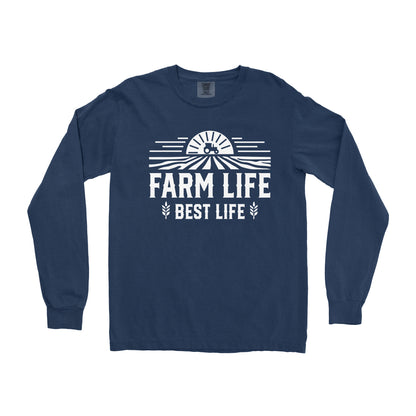 FARM LIFE BEST LIFE LONG SLEEVE SHIRT