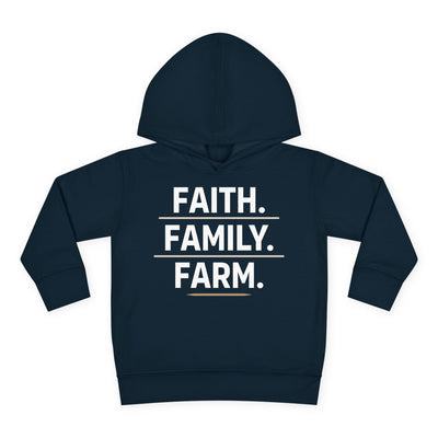 FAITH. FAMILY. FARM. TODDLER HOODIE