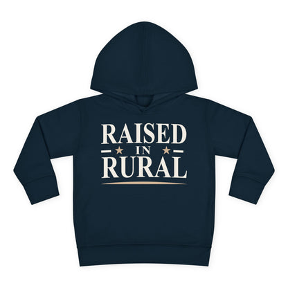 RAISED IN RURAL TODDLER HOODIE