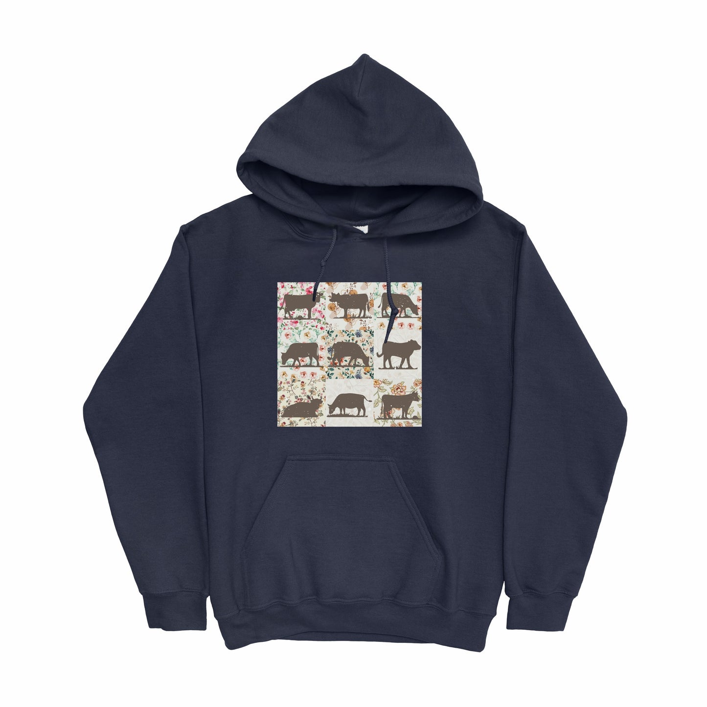 COW PATTERN HOODIE