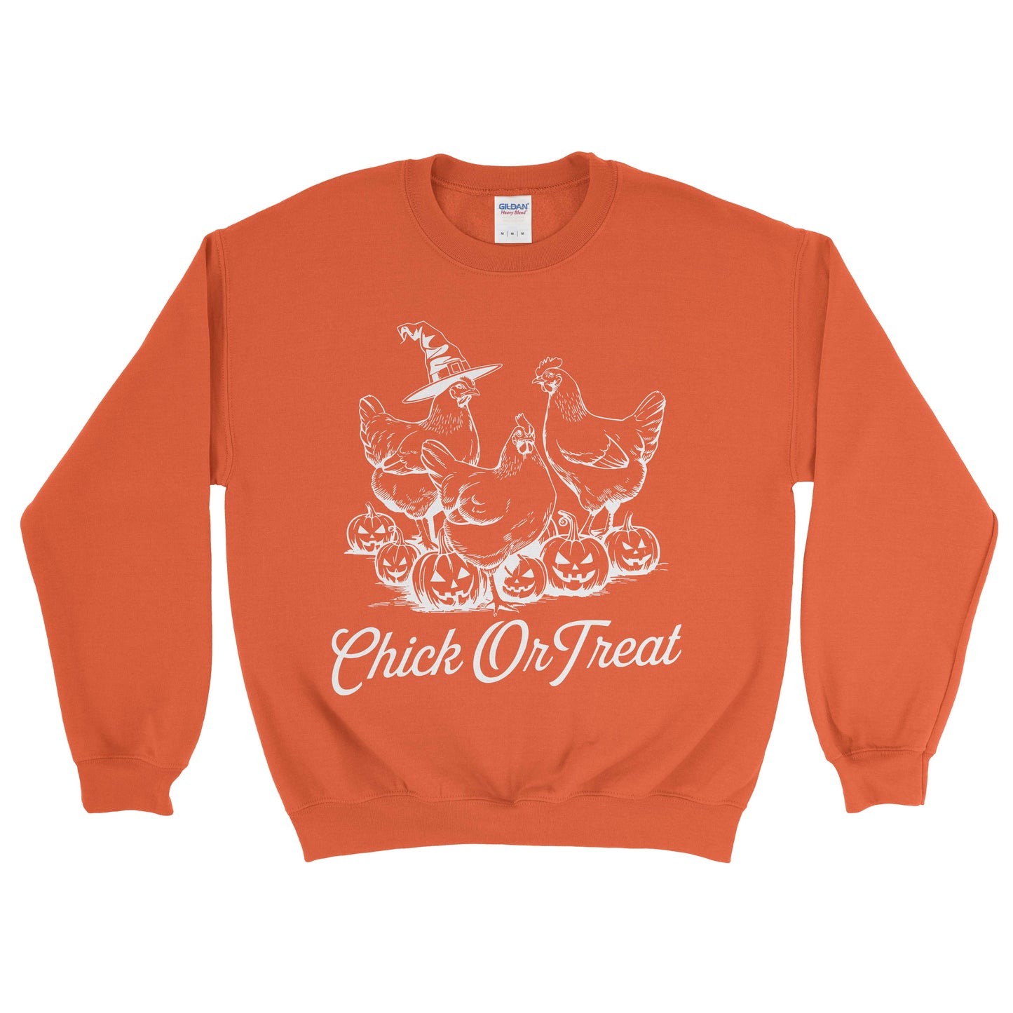 CHICK OR TREAT FARM HALLOWEEN SWEATSHIRT