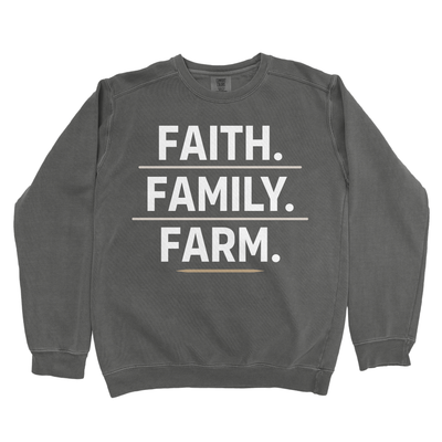 FAITH. FAMILY. FARM. PREMIUM SWEATSHIRT