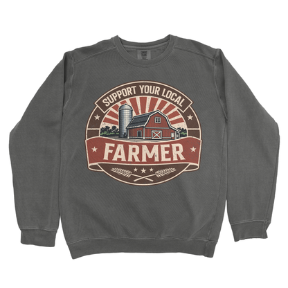 SUPPORT YOUR LOCAL FARMERS PREMIUM SWEATSHIRT