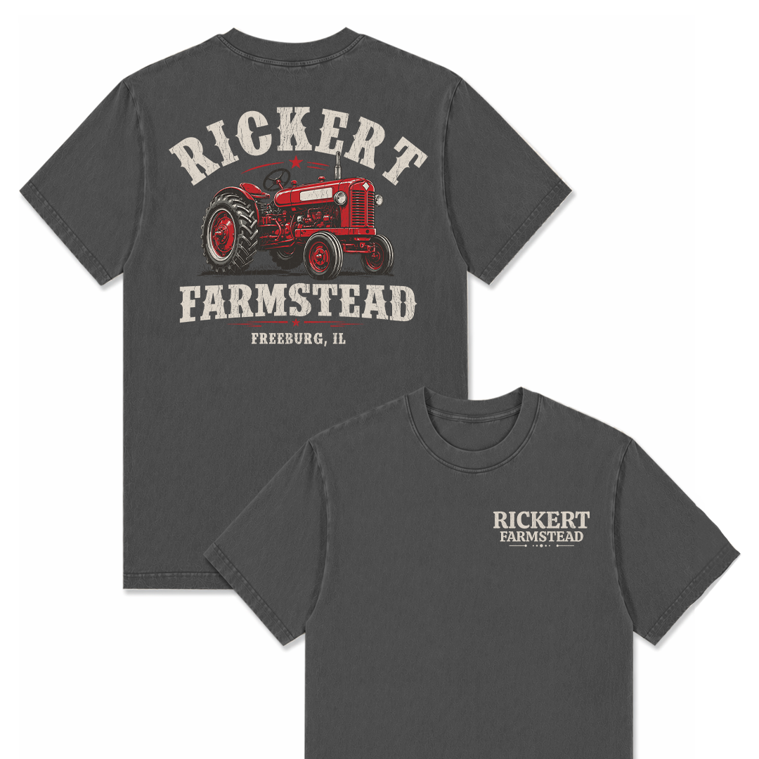 CUSTOM FARM TRACTOR SHIRT BACK PRINT F5