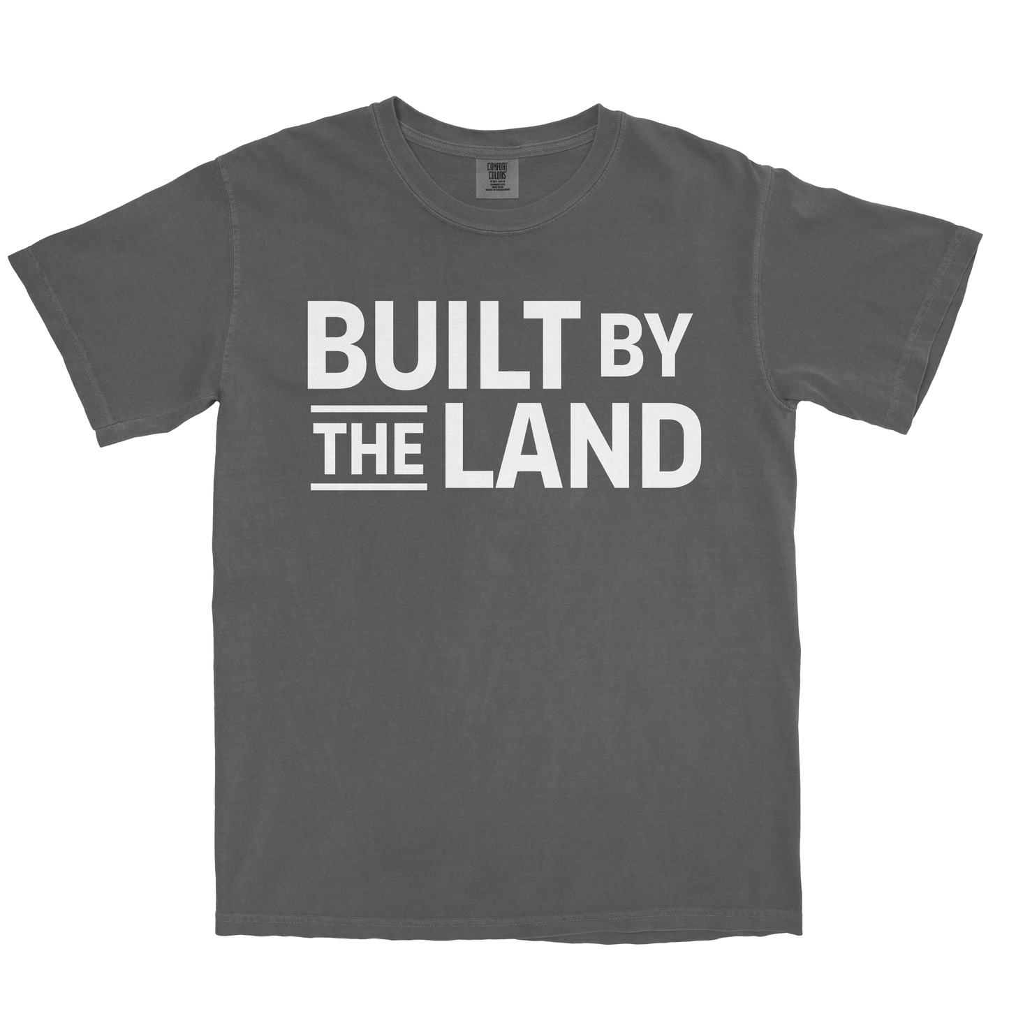 BUILT BY THE LAND SHIRT