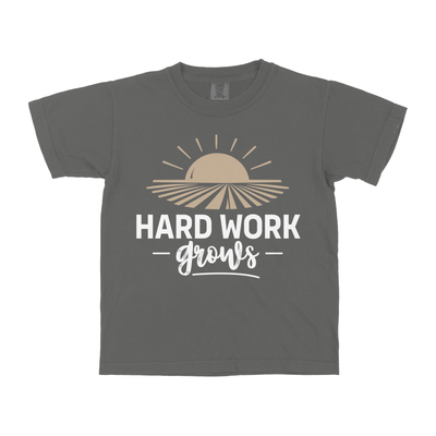 HARD WORK GROWS YOUTH SHIRT