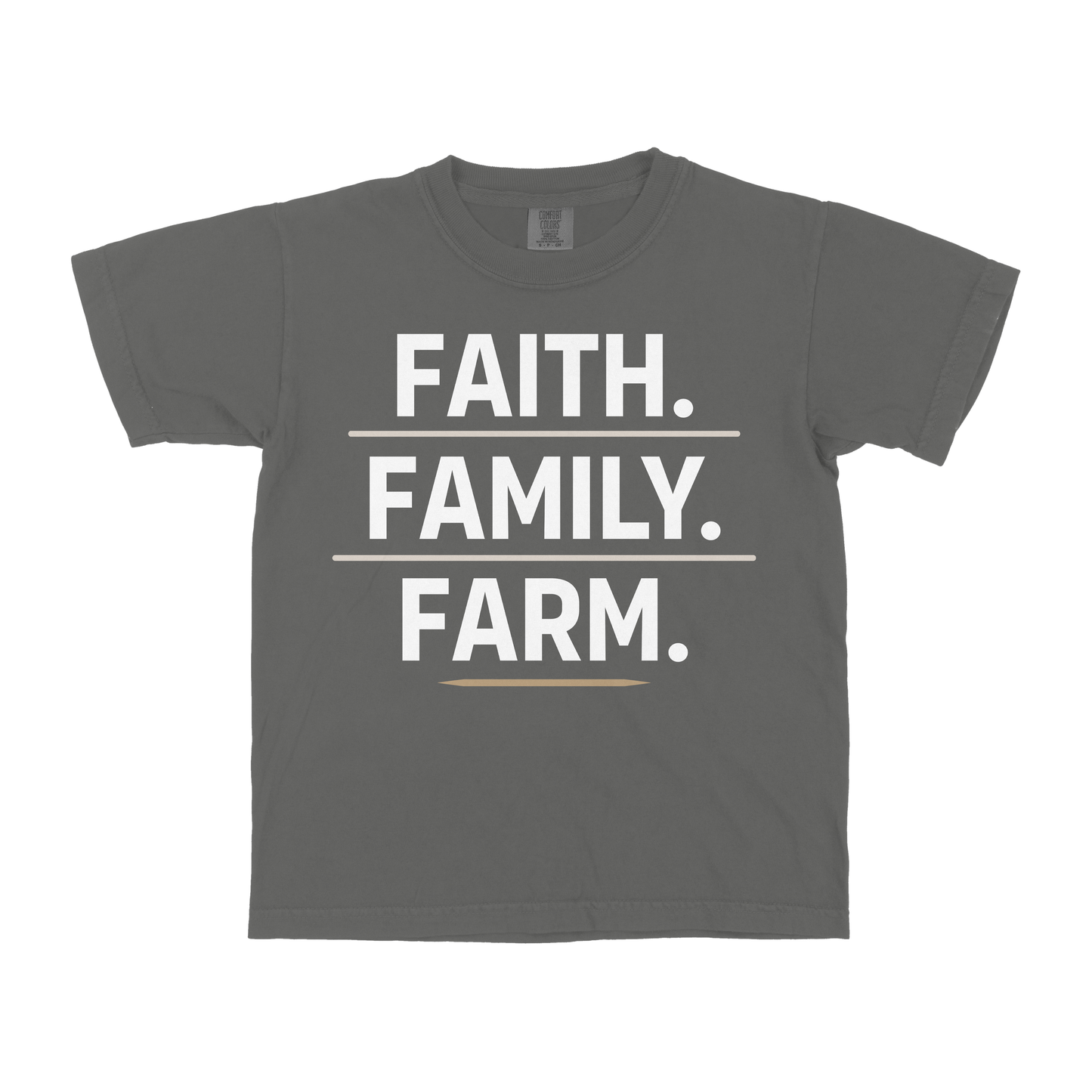 FAITH. FAMILY. FARM. YOUTH SHIRT