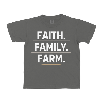 FAITH. FAMILY. FARM. YOUTH SHIRT