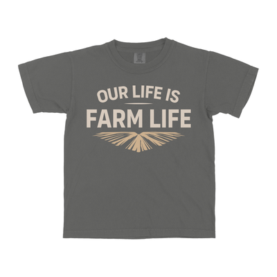 OUR LIFE IS FARM LIFE YOUTH SHIRT