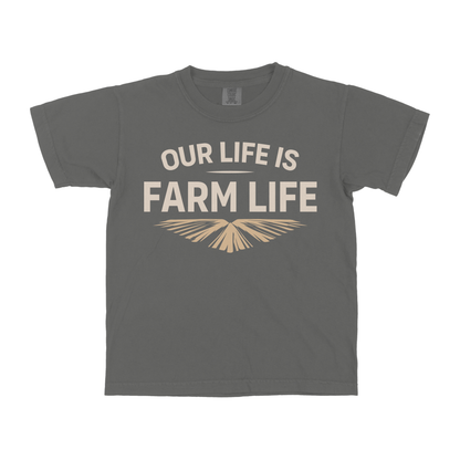 OUR LIFE IS FARM LIFE YOUTH SHIRT