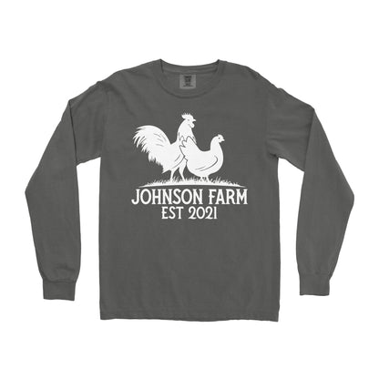 POULTRY FARM CUSTOM LONG SLEEVE SHIRT P6