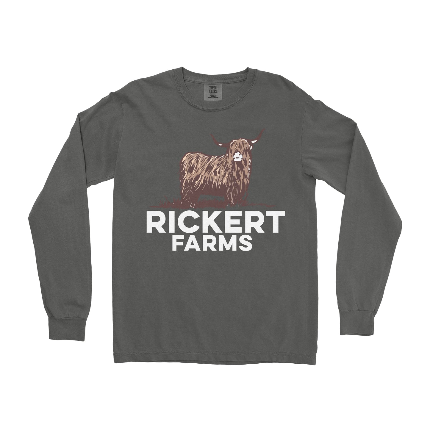 HIGHLAND CATTLE FARM CUSTOM LONG SLEEVE SHIRT L1