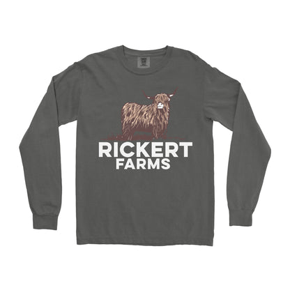 HIGHLAND CATTLE FARM CUSTOM LONG SLEEVE SHIRT L1