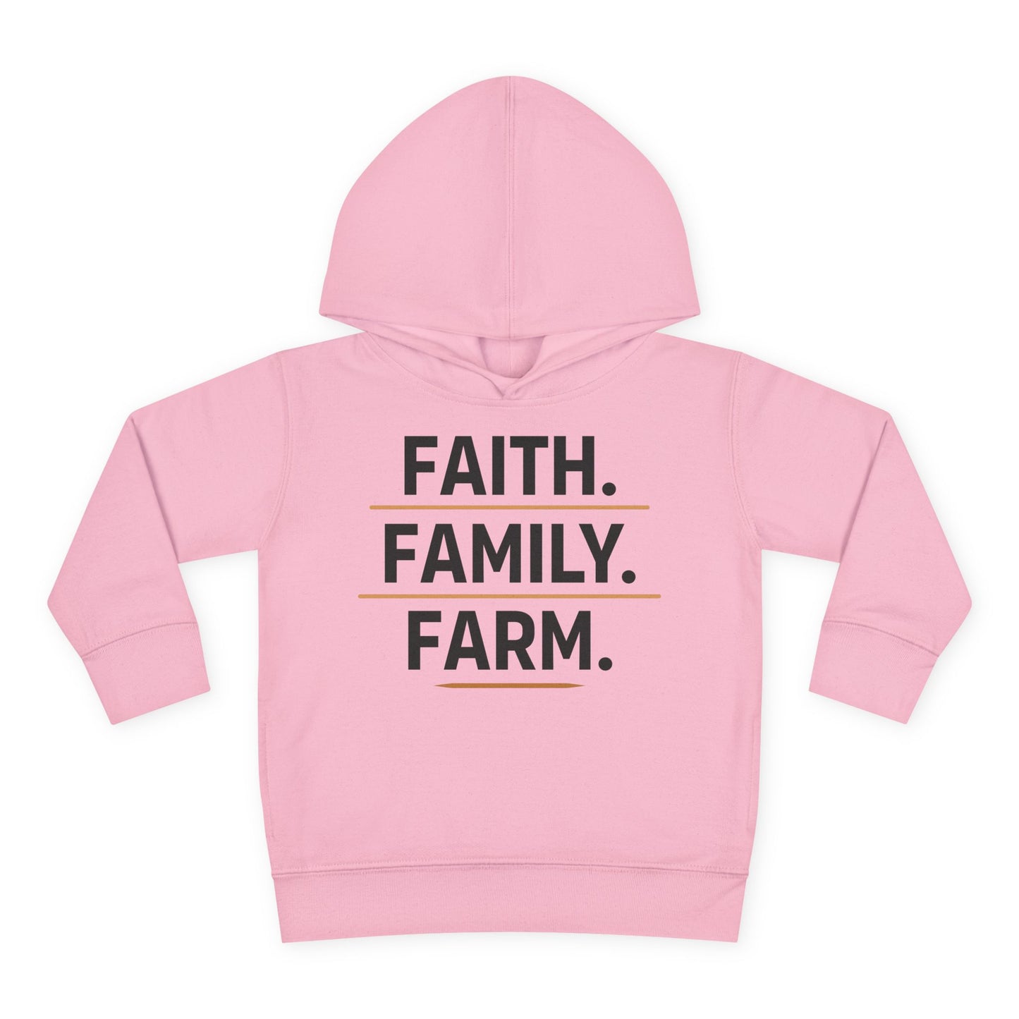 FAITH. FAMILY. FARM. TODDLER HOODIE