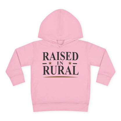 RAISED IN RURAL TODDLER HOODIE