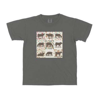 COW PATTERN YOUTH SHIRT