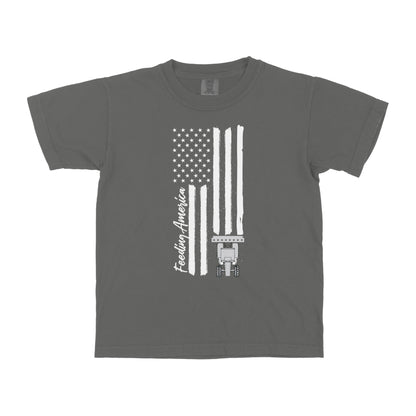 FARM AMERICAN FLAG YOUTH SHIRT