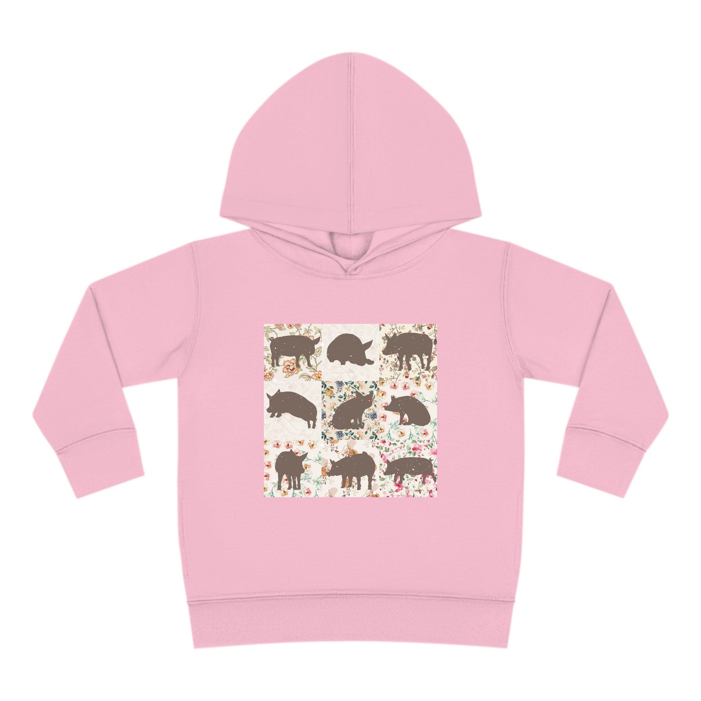 PIG PATTERN TODDLER HOODIE