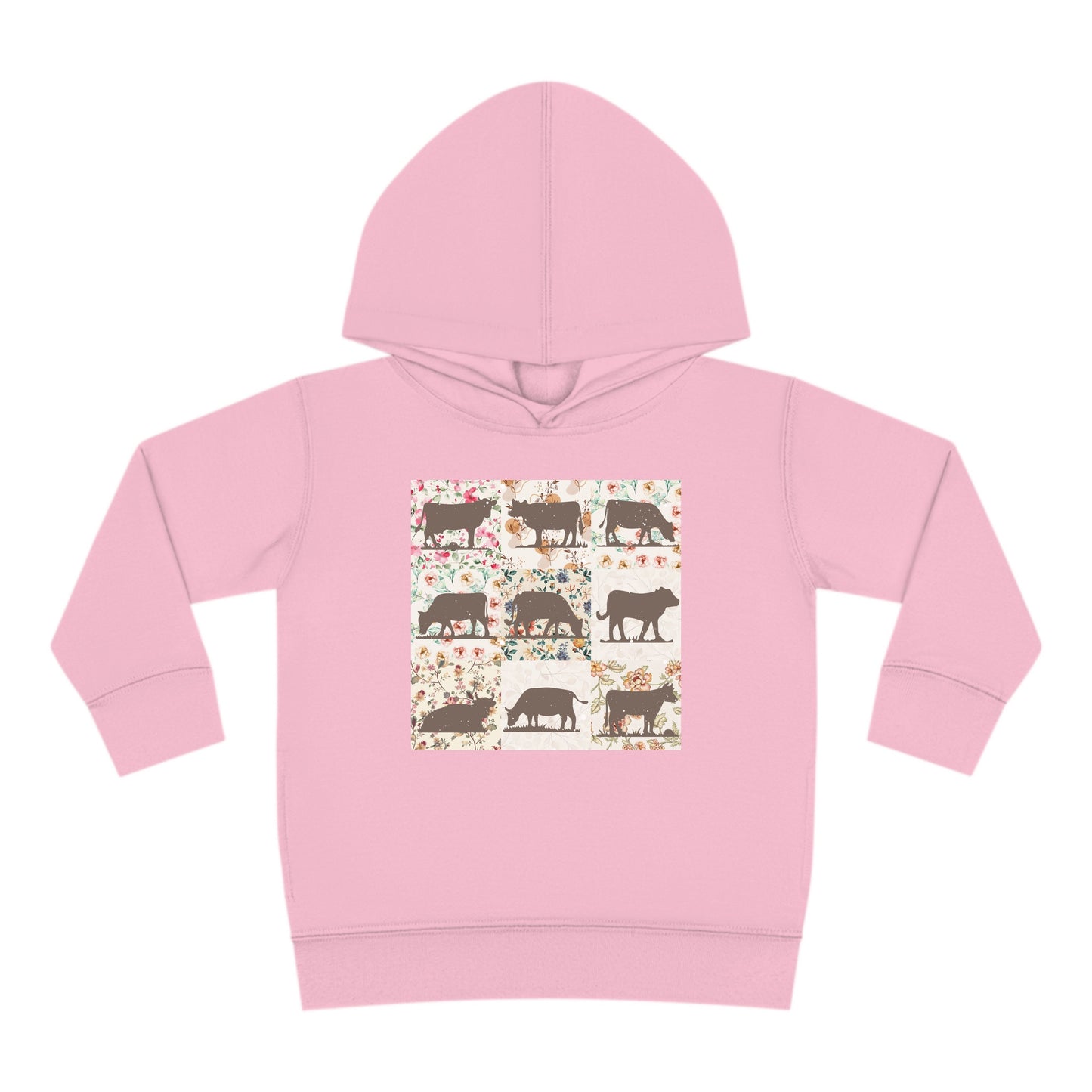 COW PATTERN TODDLER HOODIE