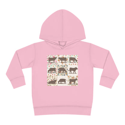 COW PATTERN TODDLER HOODIE