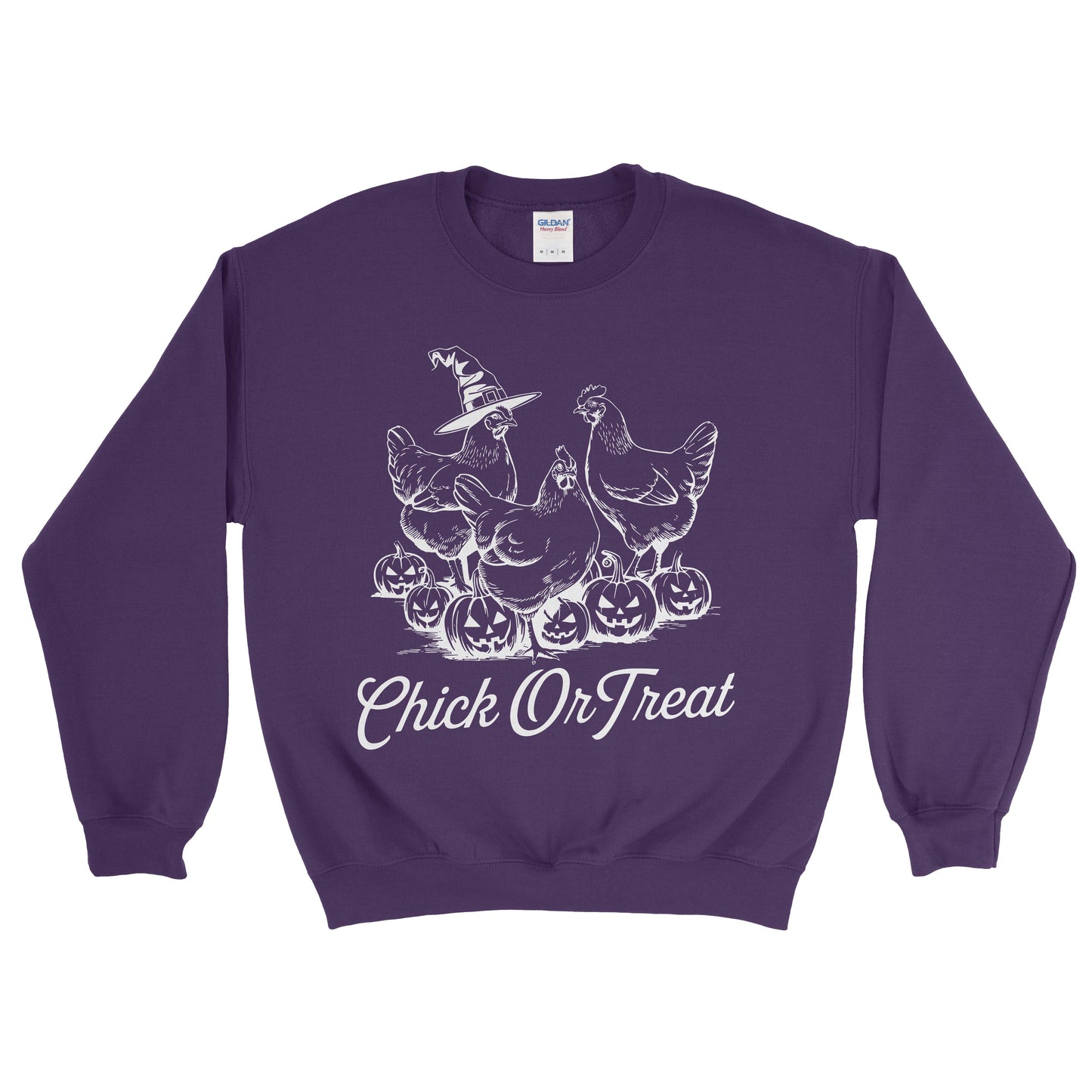 CHICK OR TREAT FARM HALLOWEEN SWEATSHIRT