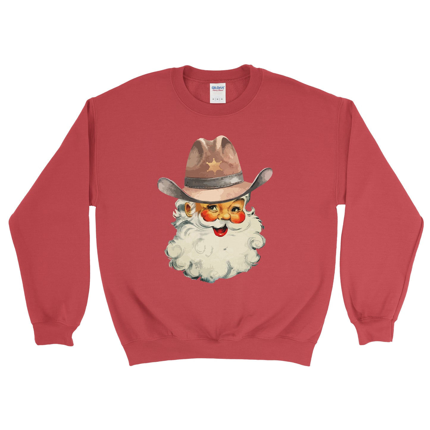 COWBOY CLAUS CHRISTMAS SWEATSHIRT