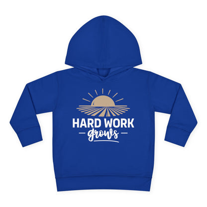 HARD WORK GROWS TODDLER HOODIE