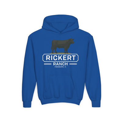 ANGUS CATTLE FARM CUSTOM YOUTH HOODIE A4