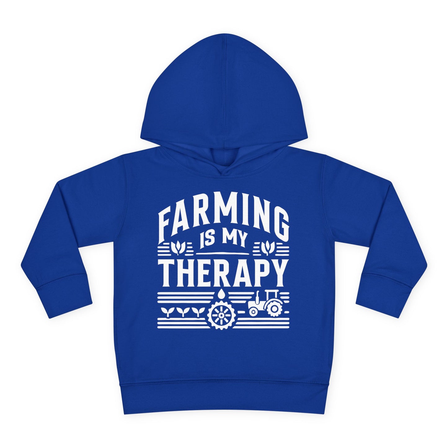 FARMING IS MY THERAPY TODDLER HOODIE