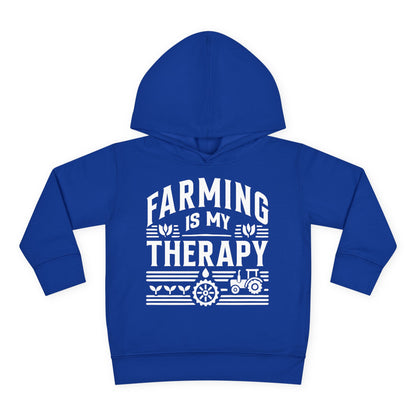 FARMING IS MY THERAPY TODDLER HOODIE