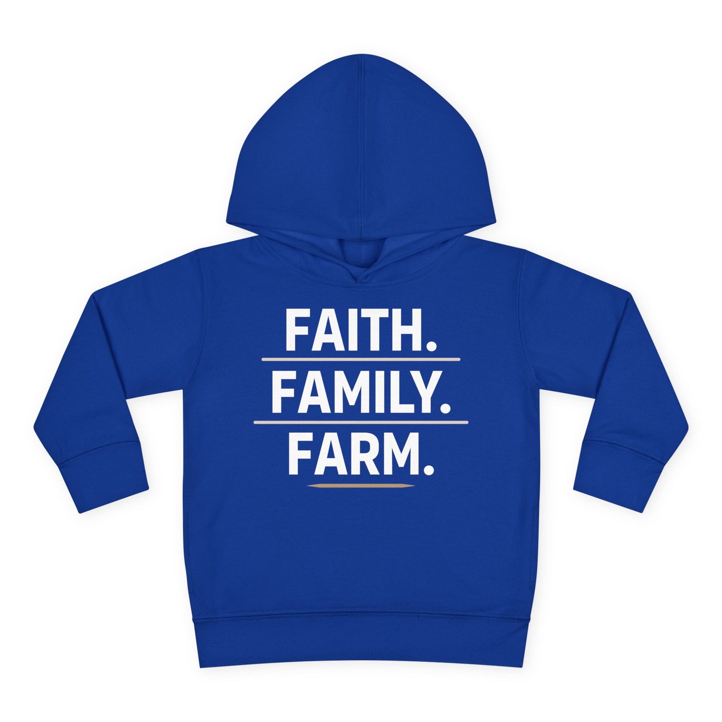 FAITH. FAMILY. FARM. TODDLER HOODIE