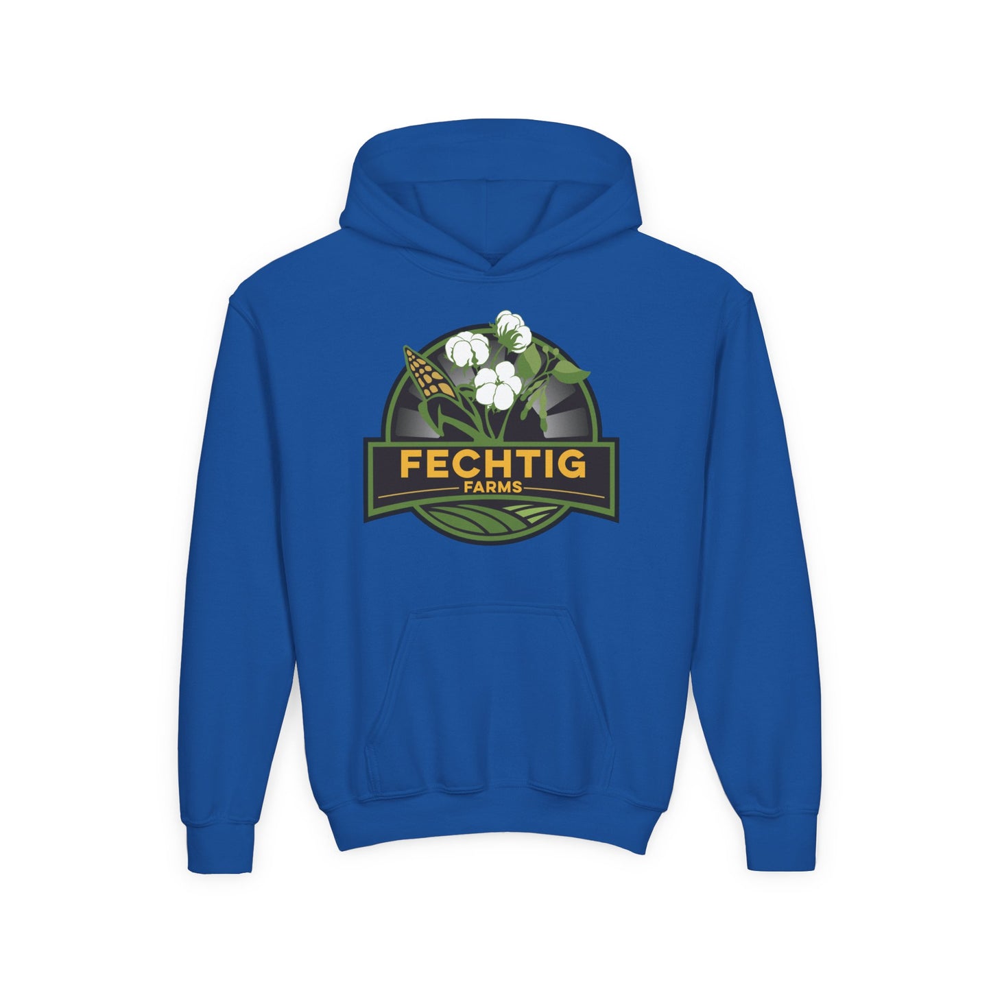 CORN COTTON SOYBEANS FARM CUSTOM YOUTH HOODIE J1
