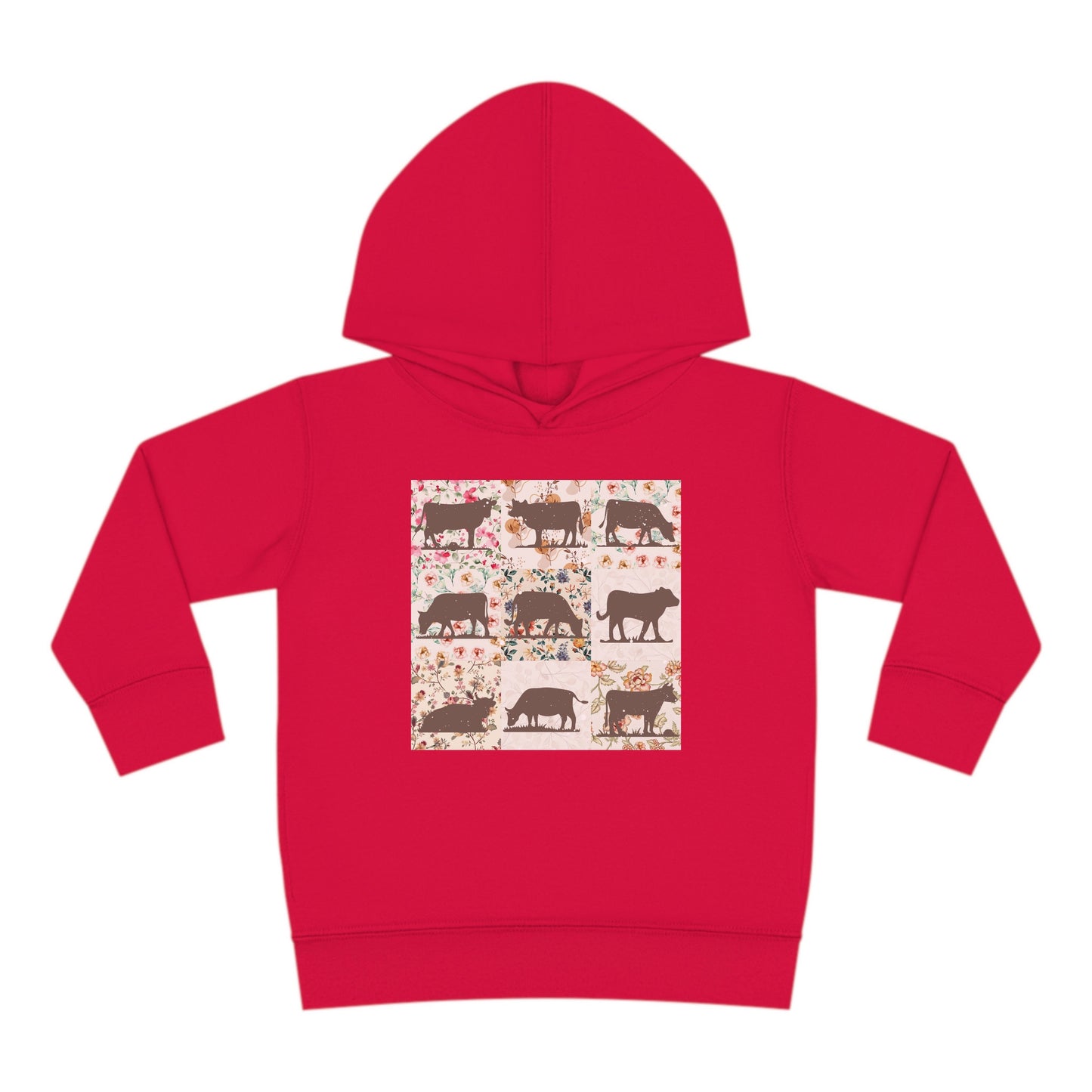 COW PATTERN TODDLER HOODIE