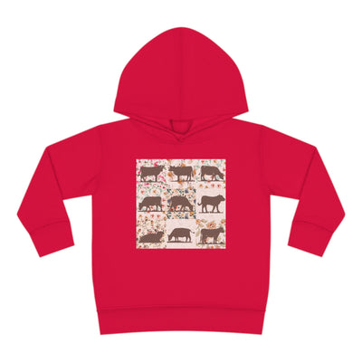 COW PATTERN TODDLER HOODIE