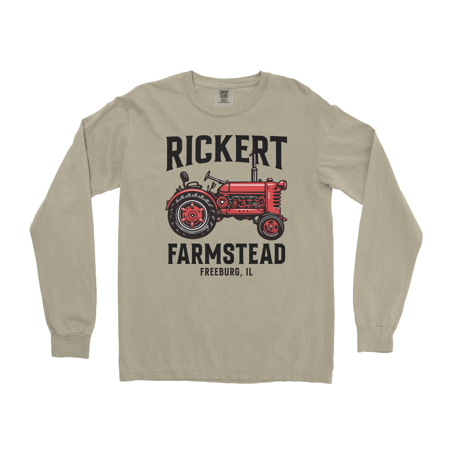 CUSTOM FARM TRACTOR LONG SLEEVE SHIRT F7