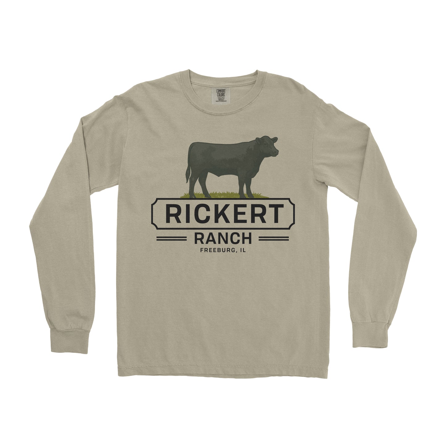 ANGUS CATTLE FARM CUSTOM LONG SLEEVE SHIRT A4
