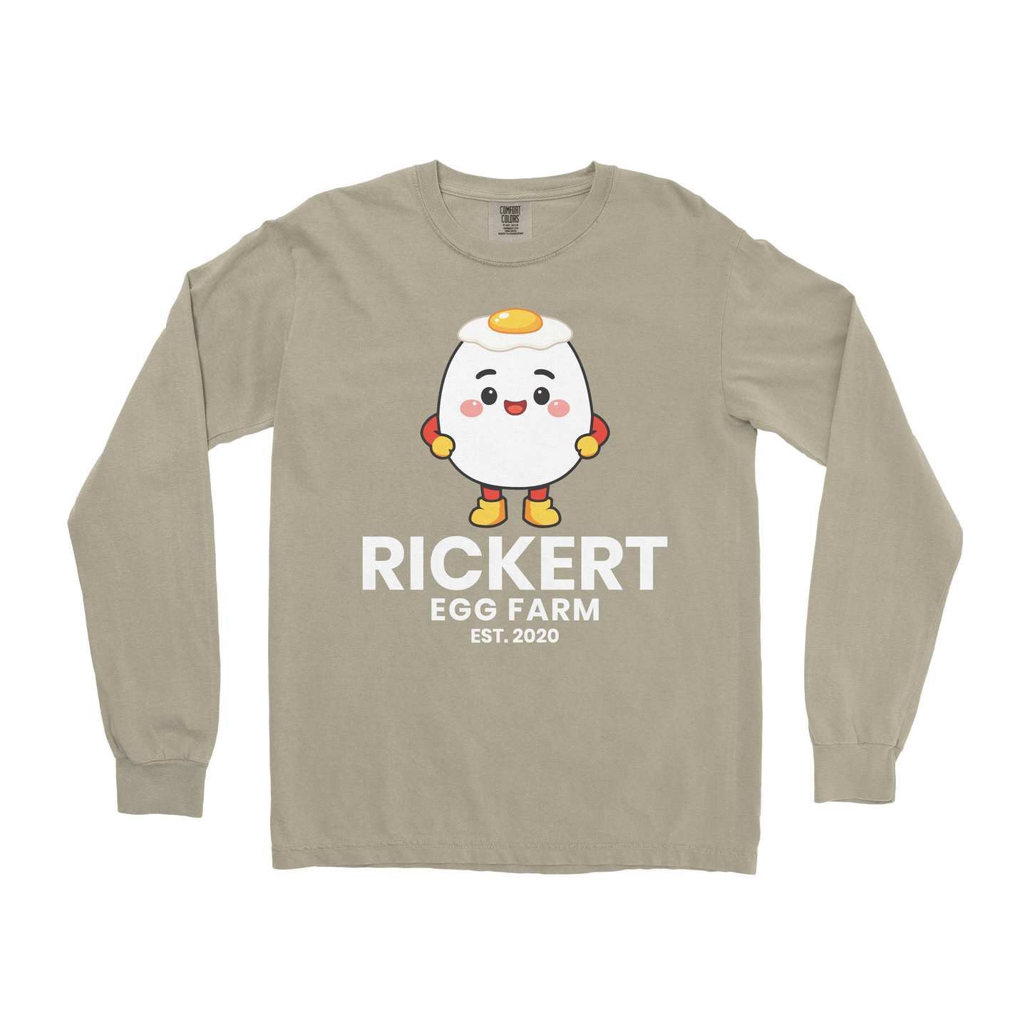 EGG FARM CUSTOM LONG SLEEVE SHIRT K12