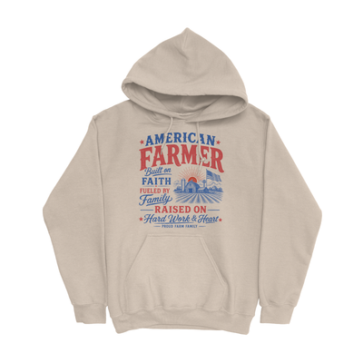 AMERICAN FARMER BUILT ON FAITH HOODIE