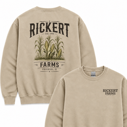 CORN FARM CUSTOM SWEATSHIRT BACK PRINT O14