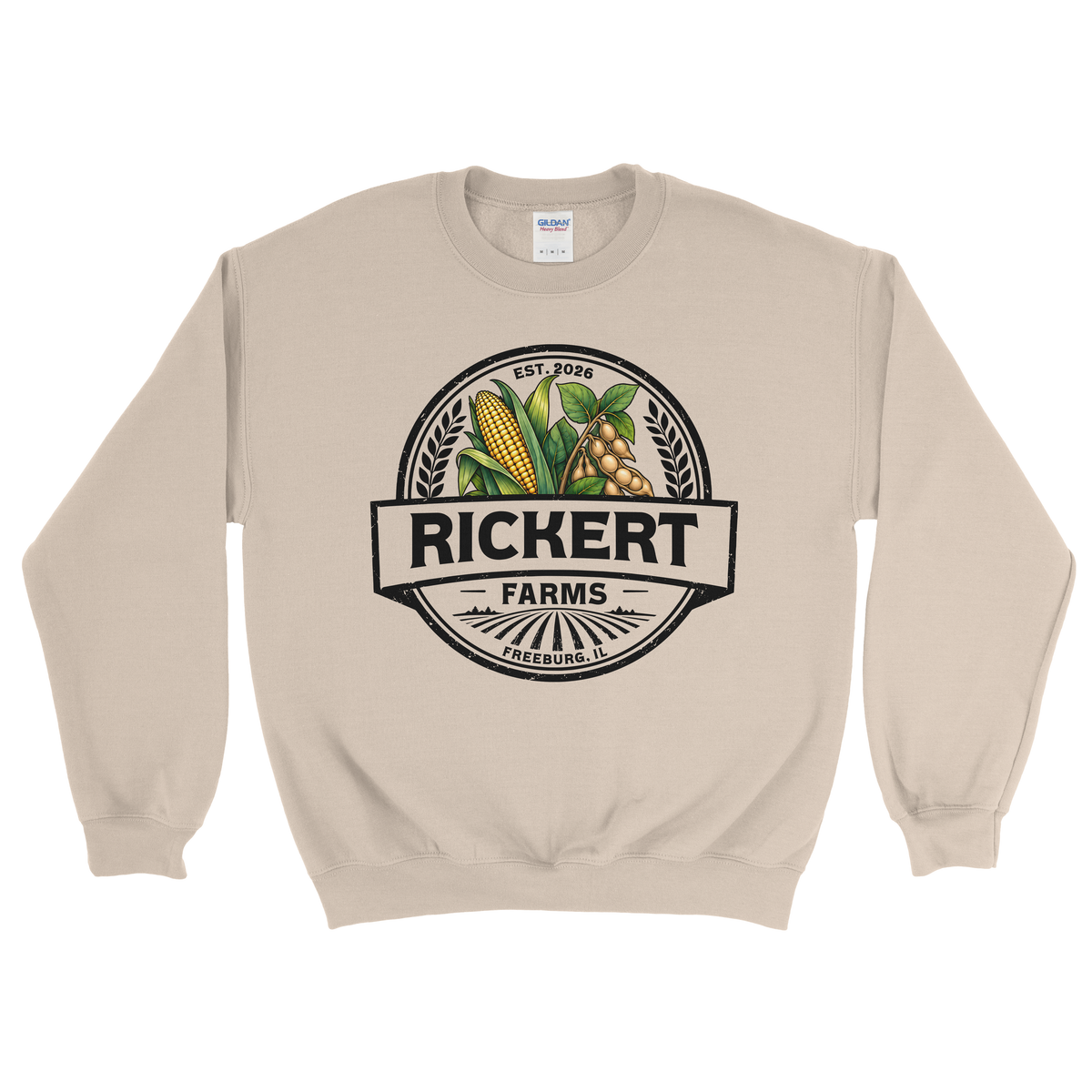 CORN SOYBEAN FARM CUSTOM SWEATSHIRT Y2