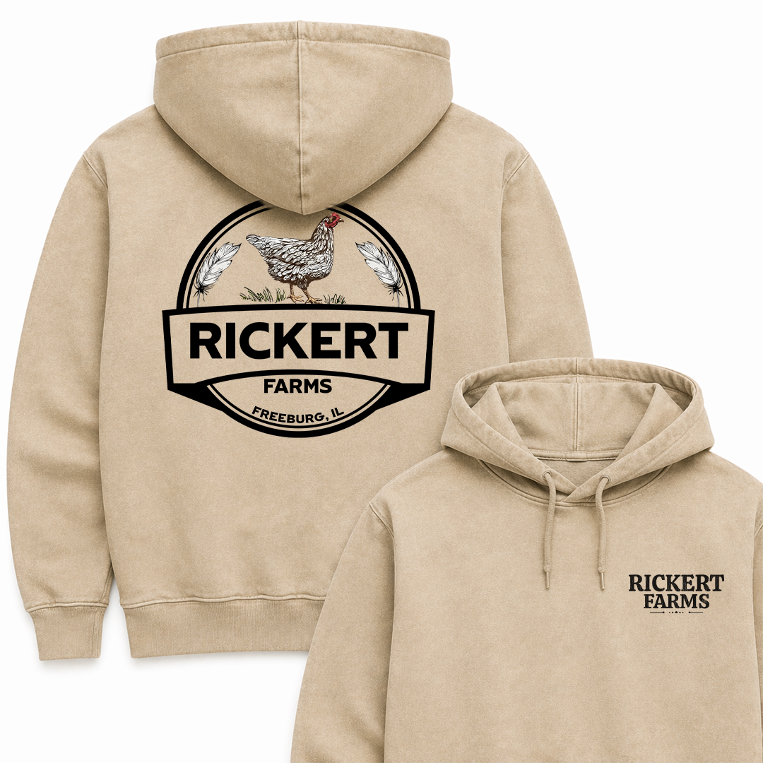 POULTY FARM CUSTOM HOODIE BACK PRINT P2