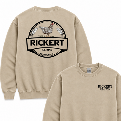 POULTY FARM CUSTOM SWEATSHIRT BACK PRINT P2