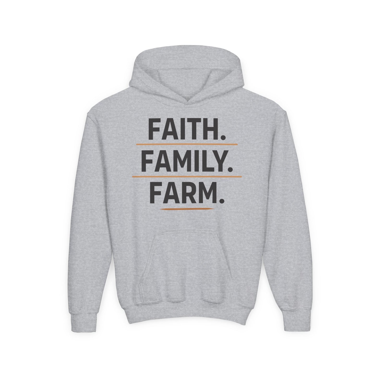 FAITH. FAMILY. FARM. YOUTH HOODIE